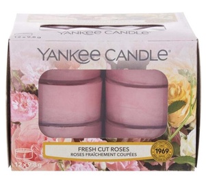 Küünal teeküünal Yankee Candle Fresh Cut Roses, 4 - 6 h, 117.6 g, 12 tk
