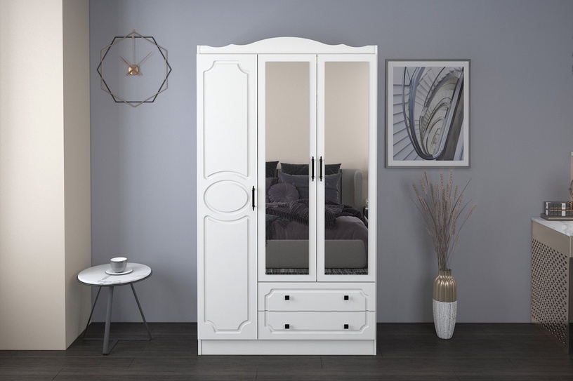 Комплект мебели для спальни Kalune Design Mihra 209, комнатные, белый