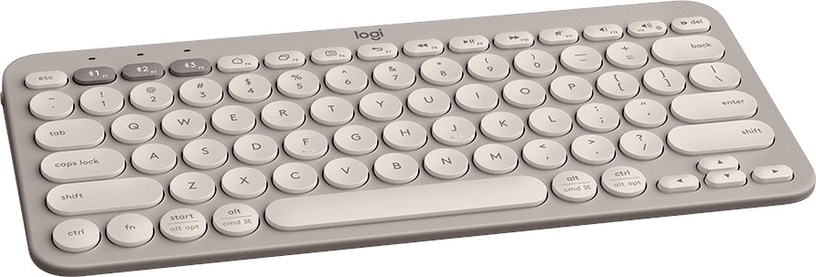 Клавиатура Logitech K380 Multi-Device Английский (INT), песочный, беспроводная