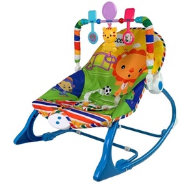 Šūpuļkrēsls Lean Toys Infant To Toddler Rocker, daudzkrāsaina
