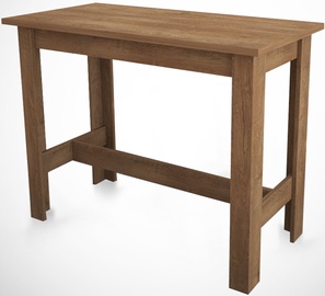 Барный стол Kalune Design Barra, дубовый, 120 см x 60 см x 93 см