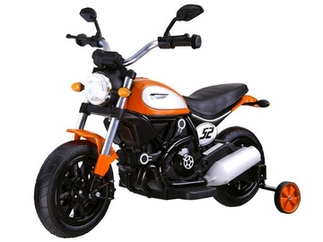 Vaikiškas elektromobilis - motociklas Street Bob, oranžinė