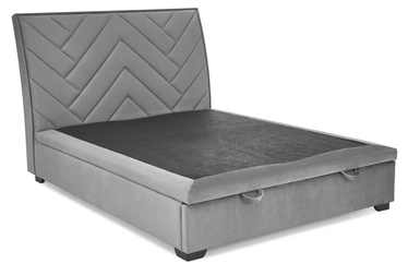 Кровать Continental 1, 160 x 200 cm, серый, с решеткой