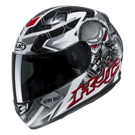 Мотоциклетный шлем Hjc CS15 Rafu, S, серебристый/черный