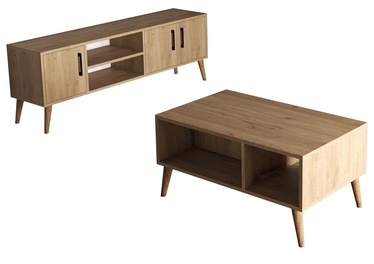 Elutoa mööblikomplekt Kalune Design 1586-2076, sise, tamm