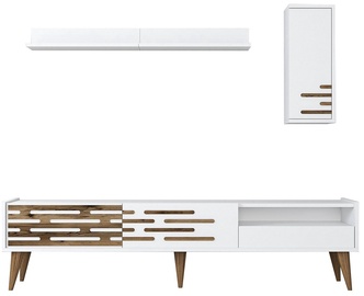 Sektsioonkapp Kalune Design Valensiya 845HCT5348, valge, 45 cm x 180 cm x 35 cm