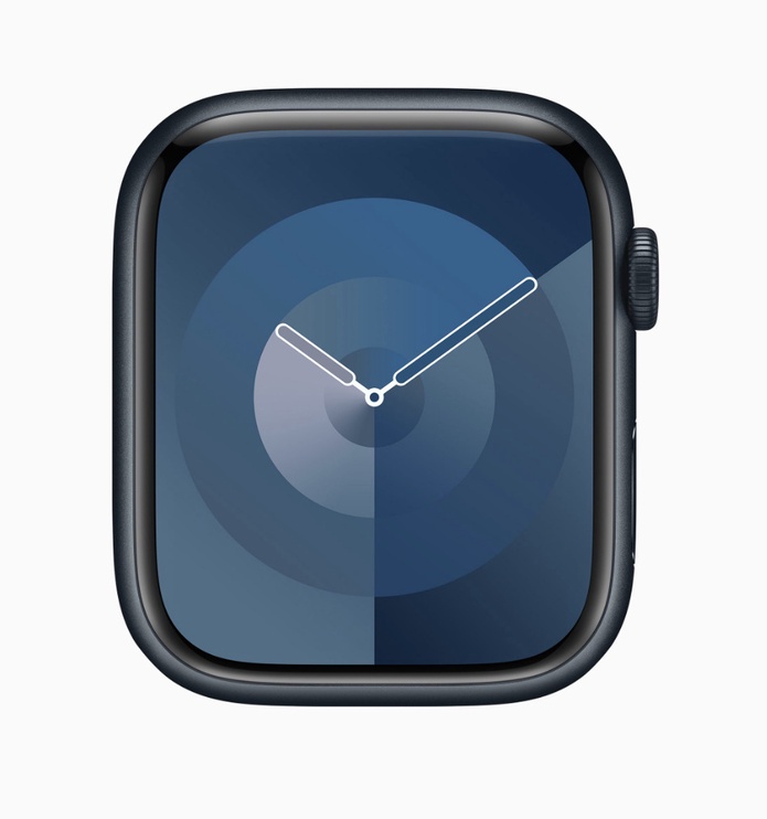 Умные часы Apple Watch Series 9 GPS + Cellular, 45mm Midnight Aluminium Midnight Sport S/M, черный