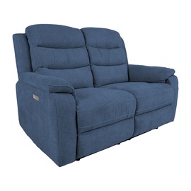 Guļamdīvāns ar atzveltnes mehānismu Home4you Mimi, zila, 93 x 153 cm x 102 cm