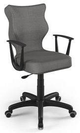 Детский стул Norm MT33 Size 5, 40 x 40 x 86 - 99 см, черный/темно-серый