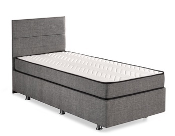Кровать одноместная Kalune Design Silver, 80 x 180 cm, серый, с матрасом