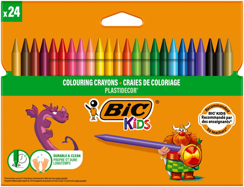Kriidid, vahajas Bic 829772, 24 tk