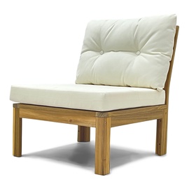 Комплект уличной мебели LINH, белый/светло-коричневый, 1 места