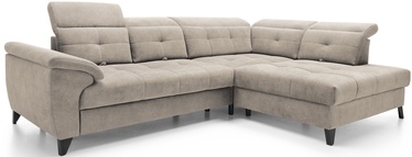 Kampinė sofa Inferne Relax 20, smėlio, dešininė, 297 x 210 cm x 107 cm