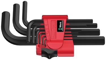 Комплект Wera BlackLaser Allen Key Set 950/9, 355 мм