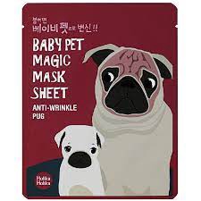 Sejas maska sievietēm Holika Holika Baby Pet Magic Mask Sheet Pug, 22 ml