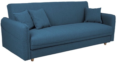 Dīvāngulta Home4you Visby, zila, 200 x 88 cm x 93 cm