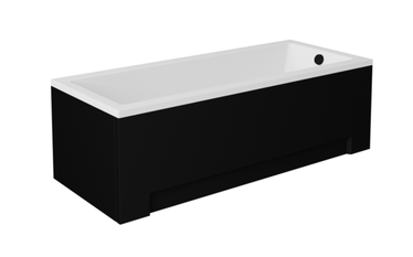 Vanna, brīvi novietots Besco Modern, 120 cm x 70 cm x 55.5 cm, taisnstūra