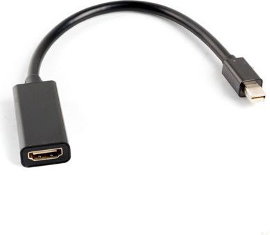 AdapterisLanbergMiniDisplayPorttoHDMIDisplayport,HDMI,0.2m,juoda