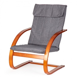 Atzveltnes krēsls MSP1497, pelēka, 76 cm x 67 cm x 96 cm