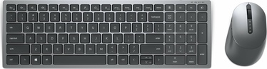 Tastatūras un peles komplekts Dell KM7120W, EN, alumīnija, bezvadu