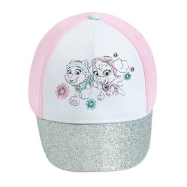 Vasarinė kepurė Cool Club Paw Patrol LAG2832363, balta/sidabro/rožinė, 52 cm
