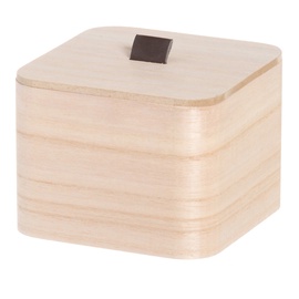 Kaanega hoiukarp, esemete hoidmiseks 4Living Box 062161, pruun, 14 x 14 x 10.5 cm