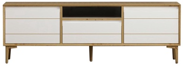 TV-laud Kalune Design Lerry, pruun/valge, 150 cm x 35 cm x 50 cm