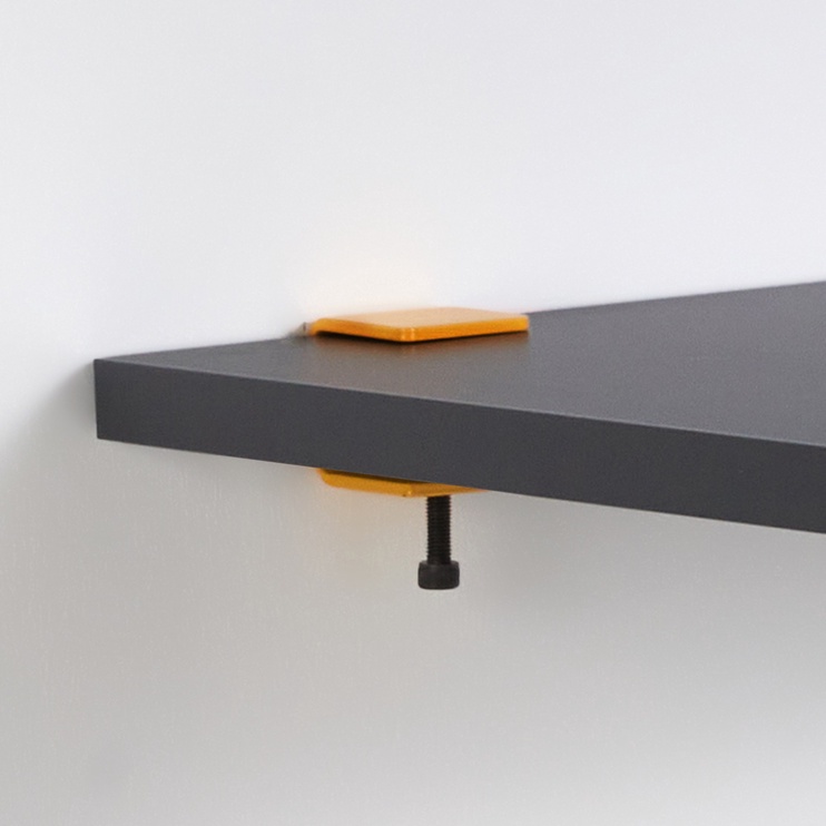 Galds Kalune Design Cuarius, dzeltena/antracīta
