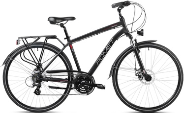 Велосипед туристический Romet Wagant 2, 28 ″, 21" (52.07 cm) рама, черный/красный