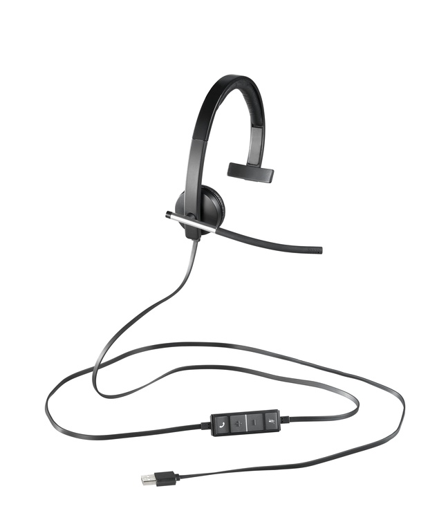 Laidinės ausinės Logitech H650e Mono, juoda