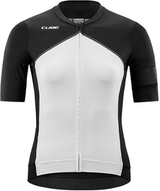 Футболка с короткими рукавами, женские Cube Blackline WS, белый/черный, S