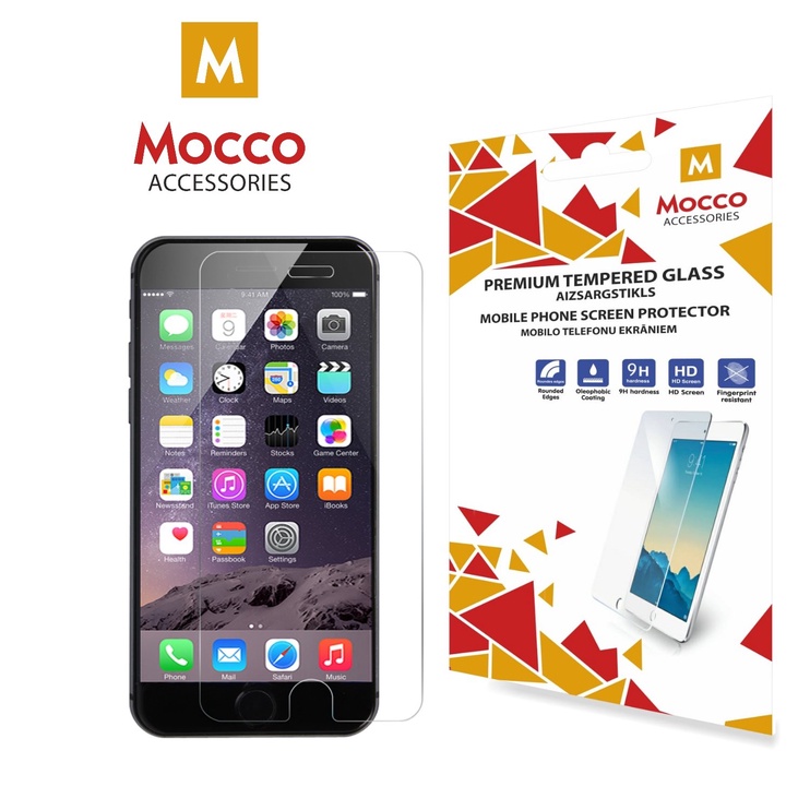 Telefono apsauginis stiklas Mocco for Apple iPhone 7 Plus / 8 Plus, 9H
