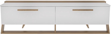 TV-laud Kalune Design Astrid, valge/pähklipuu, 366 mm x 1638 mm x 468 mm