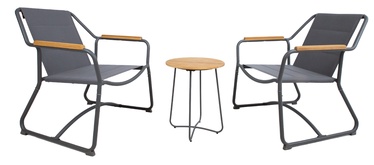 Välimööbli komplekt Home4you Larisa 20927, hall/pruun, 1-2 istekohta