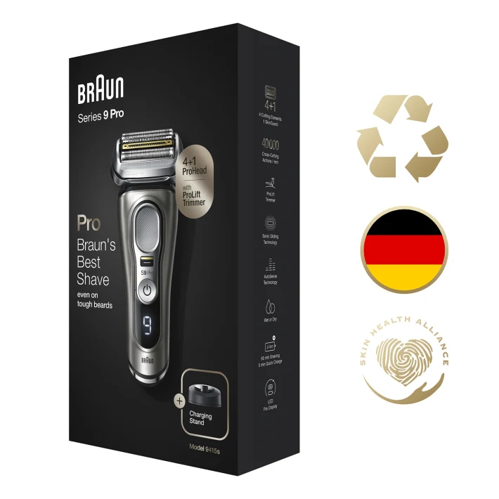 Habemeraseerija Braun Series 9 Pro 9415s, li-ion