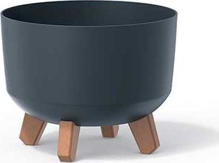 Puķu pods Prosperplast Gracia Standard, tumši pelēka, Ø 240 mm