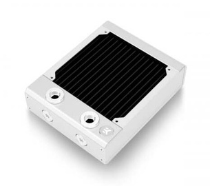 Radiatorius EK Water Blocks EK-Quantum Surface P120M - White, 16.5 cm, balta/juoda