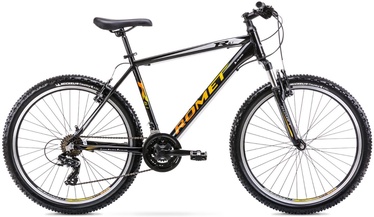 Velosipēds kalnu Romet Rambler 26 R6.1, 26 ", 21" rāmis, melna/dzeltena