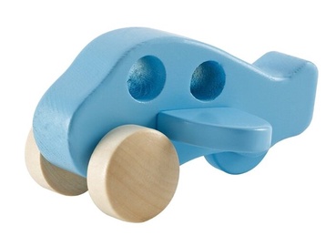 Bērnu rotaļu mašīnīte Hape Little Plane E0050A, zila