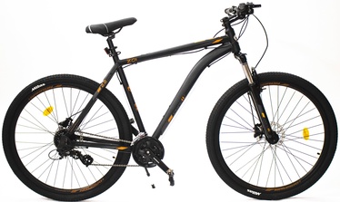 Велосипед горный Corelli Zoi 2.1, 27.5 ″, 18" рама, черный/oранжевый