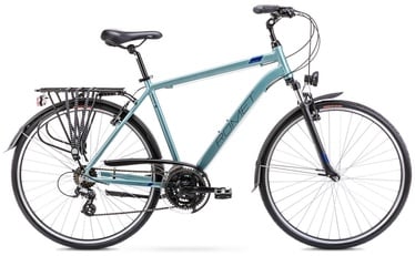 Велосипед Romet Wagant 1 2228452, мужские, синий/серебристый, 28″