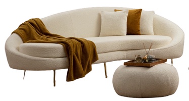 Dīvāns Hanah Home Eses 3-Seat, krēmkrāsa, 255 x 120 cm x 85 cm