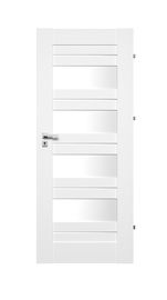 Siseukseleht Domoletti EUBE, parempoolne, valge, 203.5 x 84.4 x 4 cm