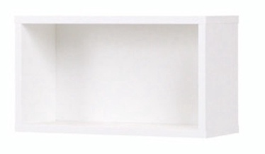 Настенная полка Cama Meble Coco, белый, 45 см x 17 см x 25 см