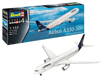 Konstruktor, lennuk Revell Lufthansa Airbus A330-300 03816, plastik