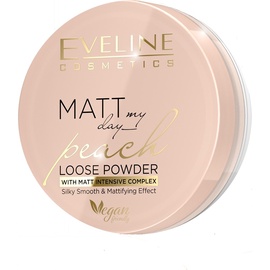 Рассыпчатая пудра Eveline Matt My Day Peach, 6 г