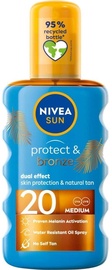 Sauļošanās krēms Nivea Sun Protect & Bronze SPF20, 200 ml