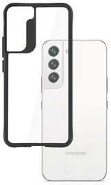Чехол для телефона 3MK Satin Armor +, Samsung Galaxy S22, прозрачный/черный