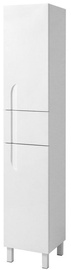 Brīvi stāvošs vannas istabas skapis Sanservis Sky 35, balta, 35 cm x 35 cm x 197 cm