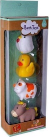 Rotaļu dzīvnieks ASKATO Bath Toys 469257, daudzkrāsaina, 4 gab.